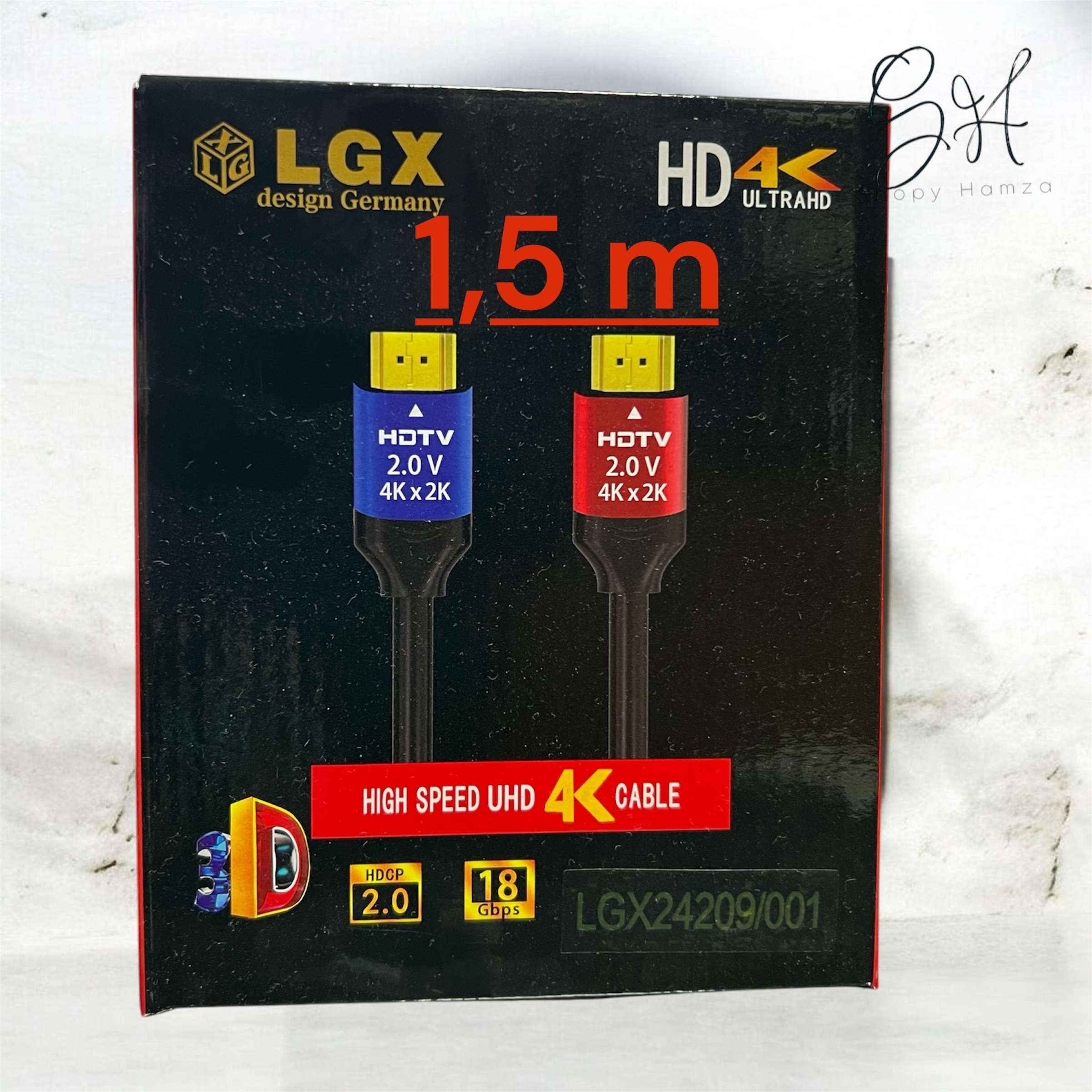 Cable HDMI 2.0 4K Ultra HD 1.5m